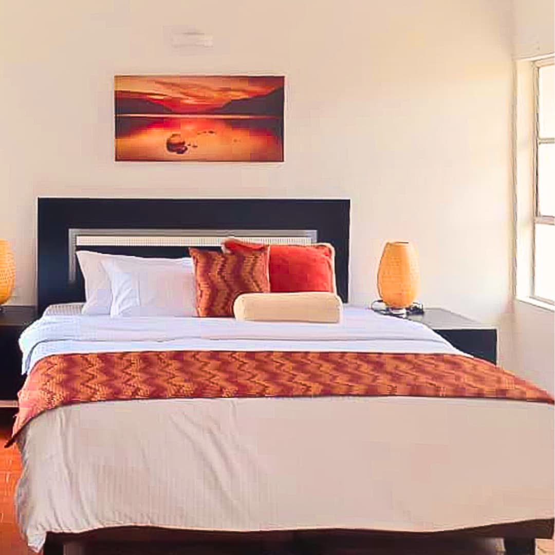 modern contemporary bed at CMC Interiors