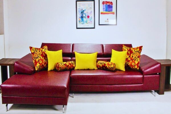 leather sofa l-shaped