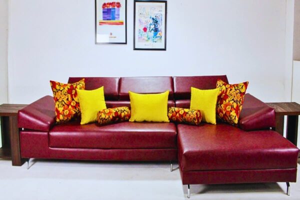 Luxury L-Shaped Leather Sectional - Image 2