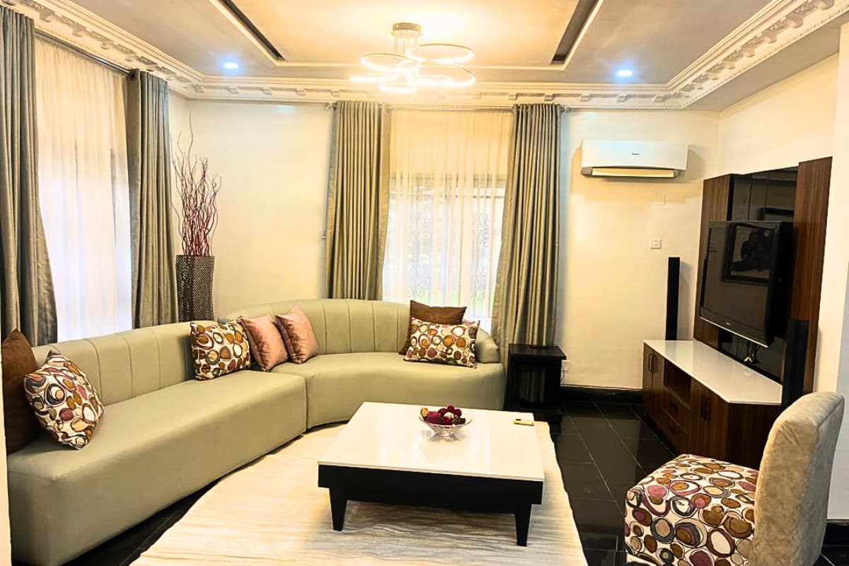 After transformation of the living room