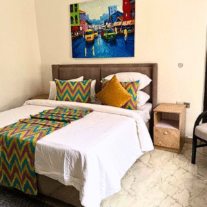shortlet bedroom in nigeria