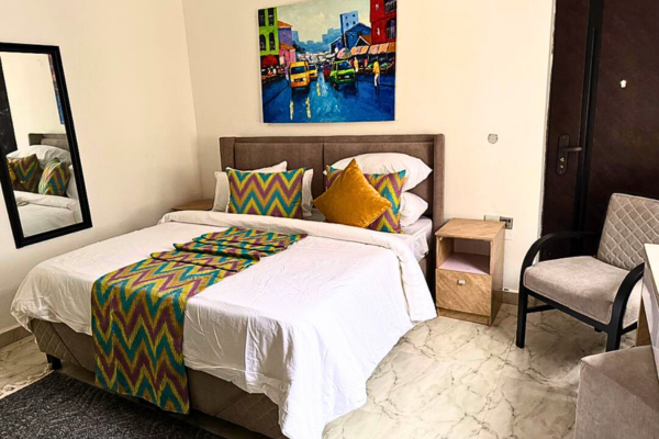 shortlet bedroom in nigeria