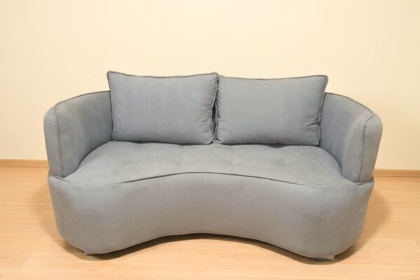 Premium 7-Seater Modern Sofa Set - Grey Fabric Living Room Furniture - Image 2